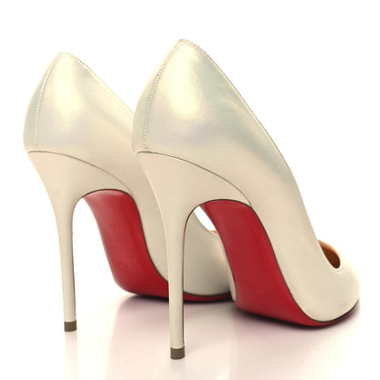 Christian Louboutin Nappa Corneille 100 Pumps 36 Snow 5 of 9
