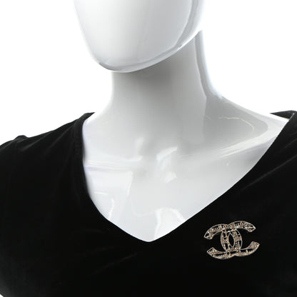 Chanel Chain CC Brooch Light Gold 2 of 4