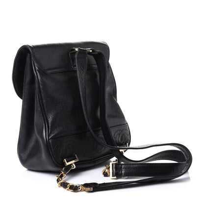 Chanel Caviar CC Backpack Black 2 of 4