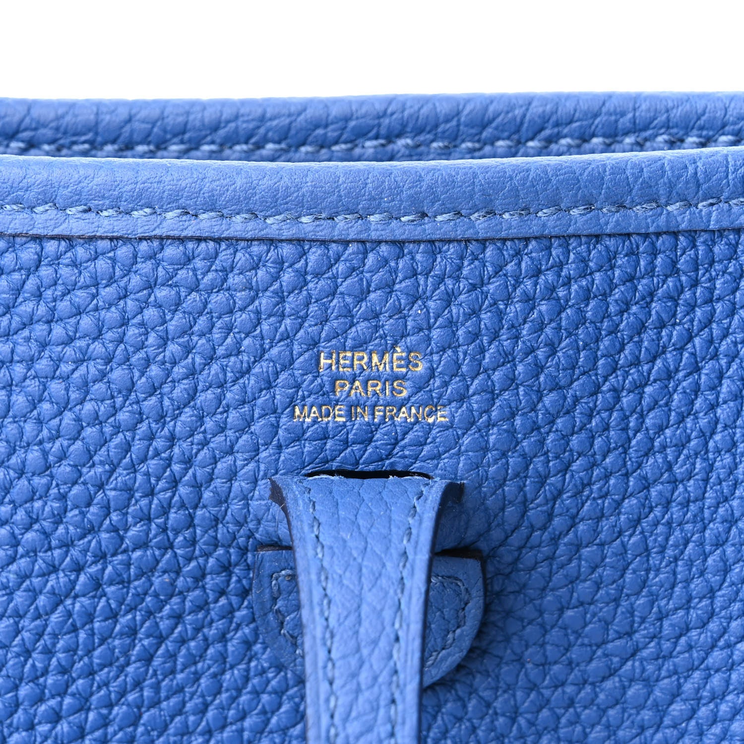 Hermes Taurillon Maurice Evelyne TPM Bleu France 6 of 11