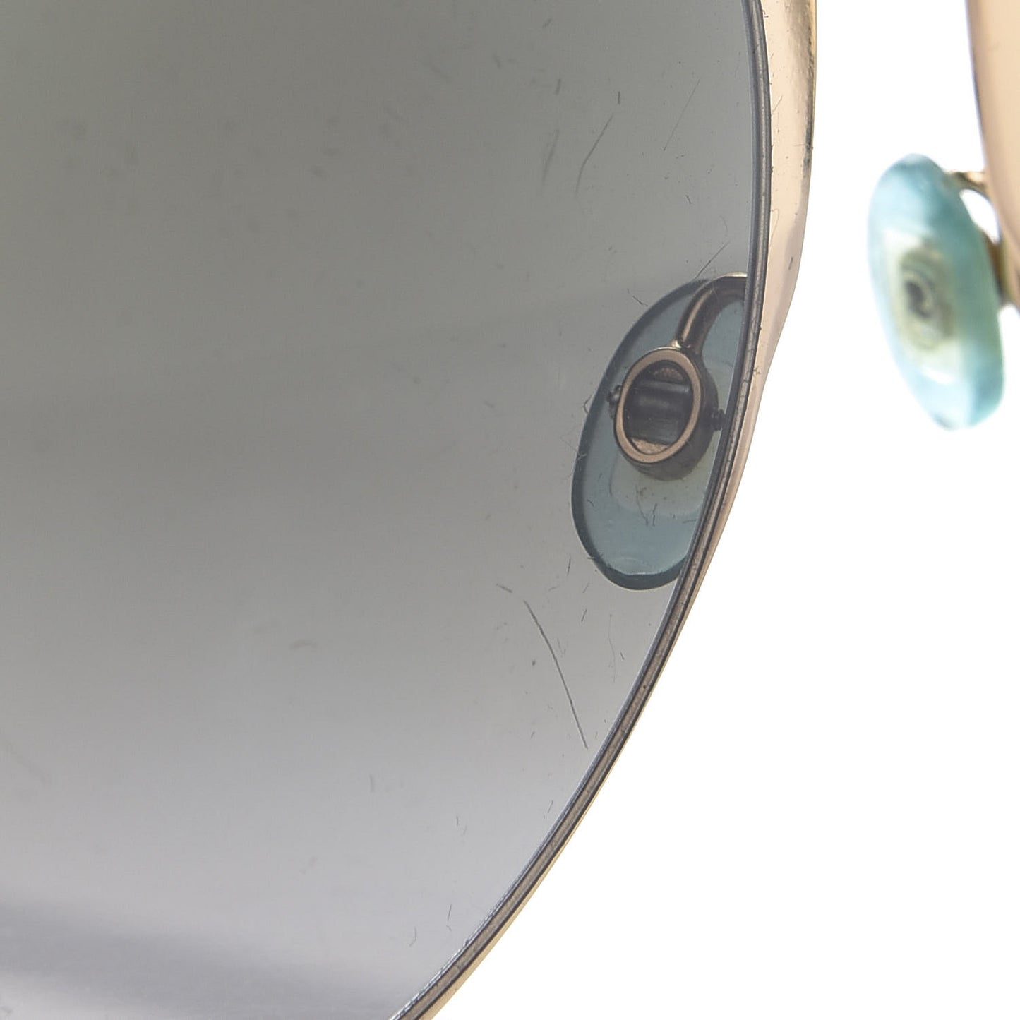 Reflected Sunglasses Rose Gold White