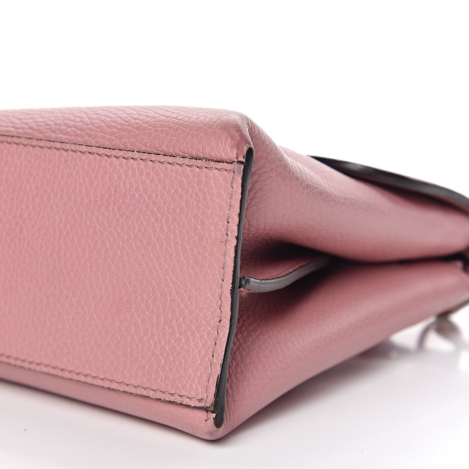 Gucci Cellarius Calfskin Small Bamboo Daily Top Handle Bag Carmine Rose 8 of 13