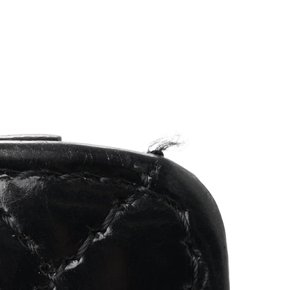 Chanel Patent Calfskin Quilted Mini Square Flap Black 12 of 13