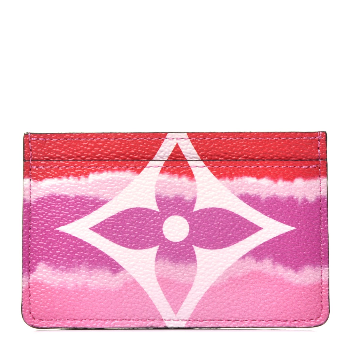 Monogram Escale Card Holder Rouge