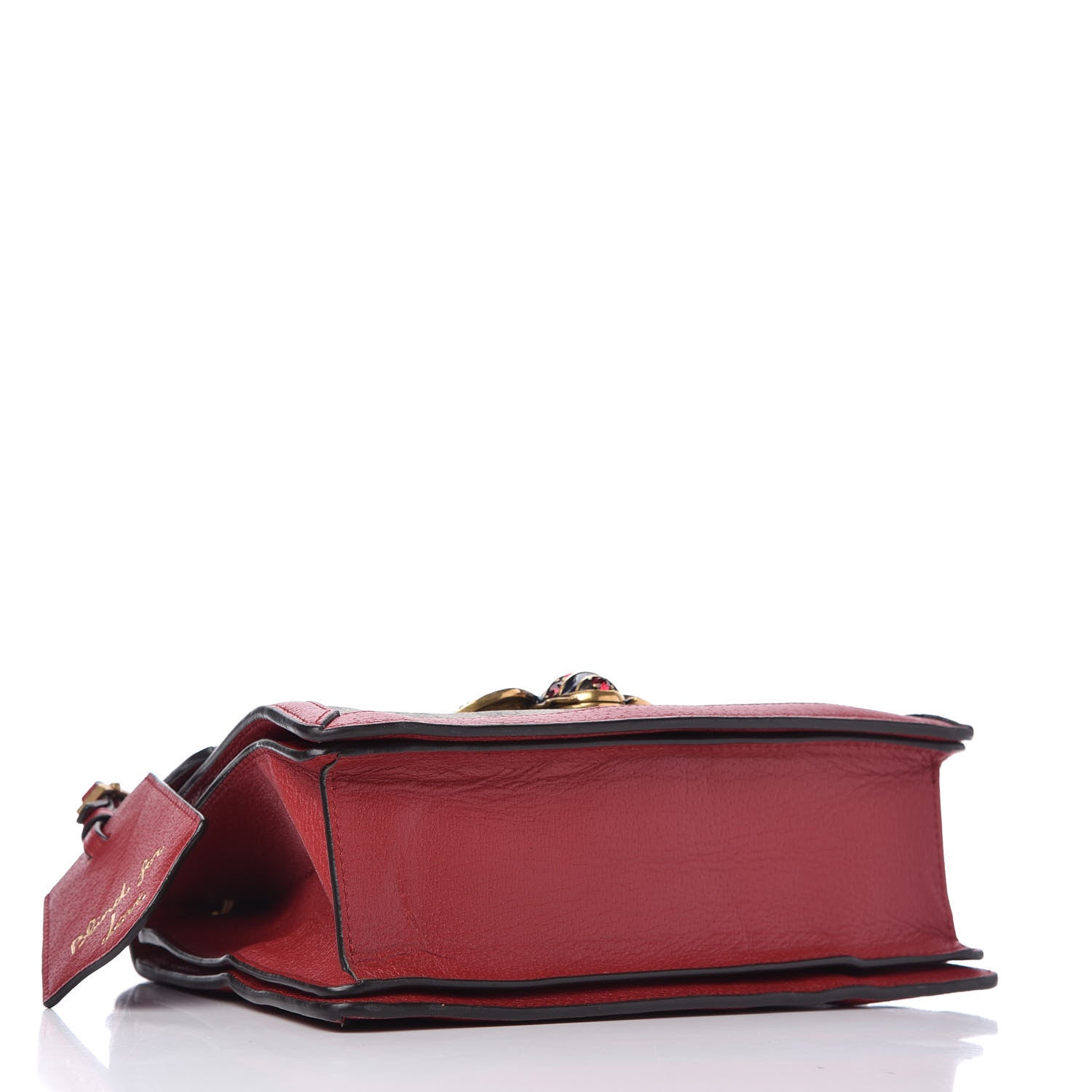 Gucci GG Supreme Monogram Small Queen Margaret Top Handle Bag Red 4 of 10