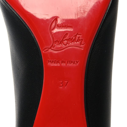 Christian Louboutin Shiny Nappa Ballalla Flats 37 Black 6 of 8