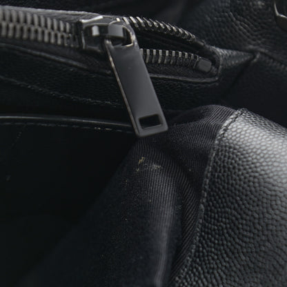 Saint Laurent Grain De Poudre Medium West Hollywood Monogram Fold-Over Black 18 of 18