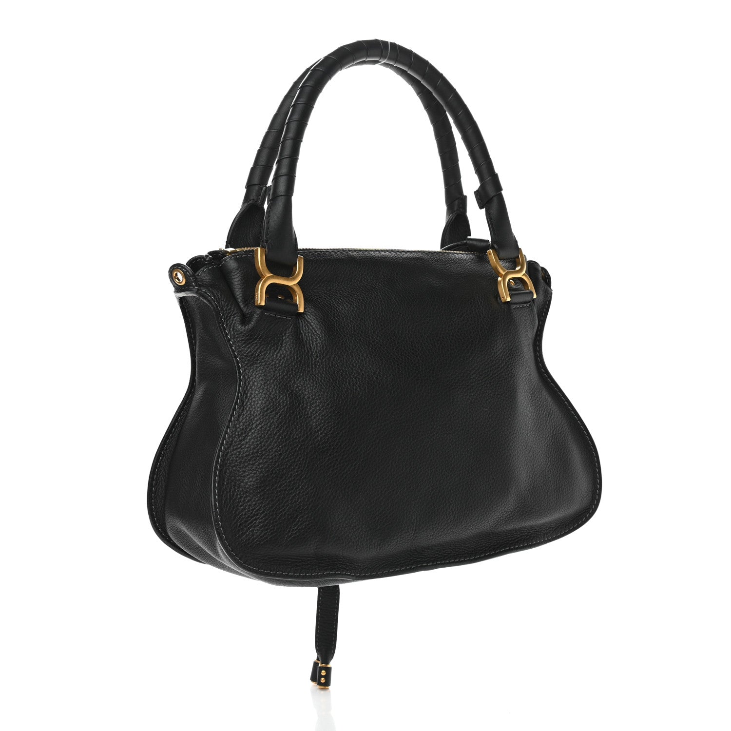 Chloe Calfskin Medium Marcie Satchel Black 3 of 9