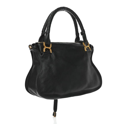 Chloe Calfskin Medium Marcie Satchel Black 3 of 9