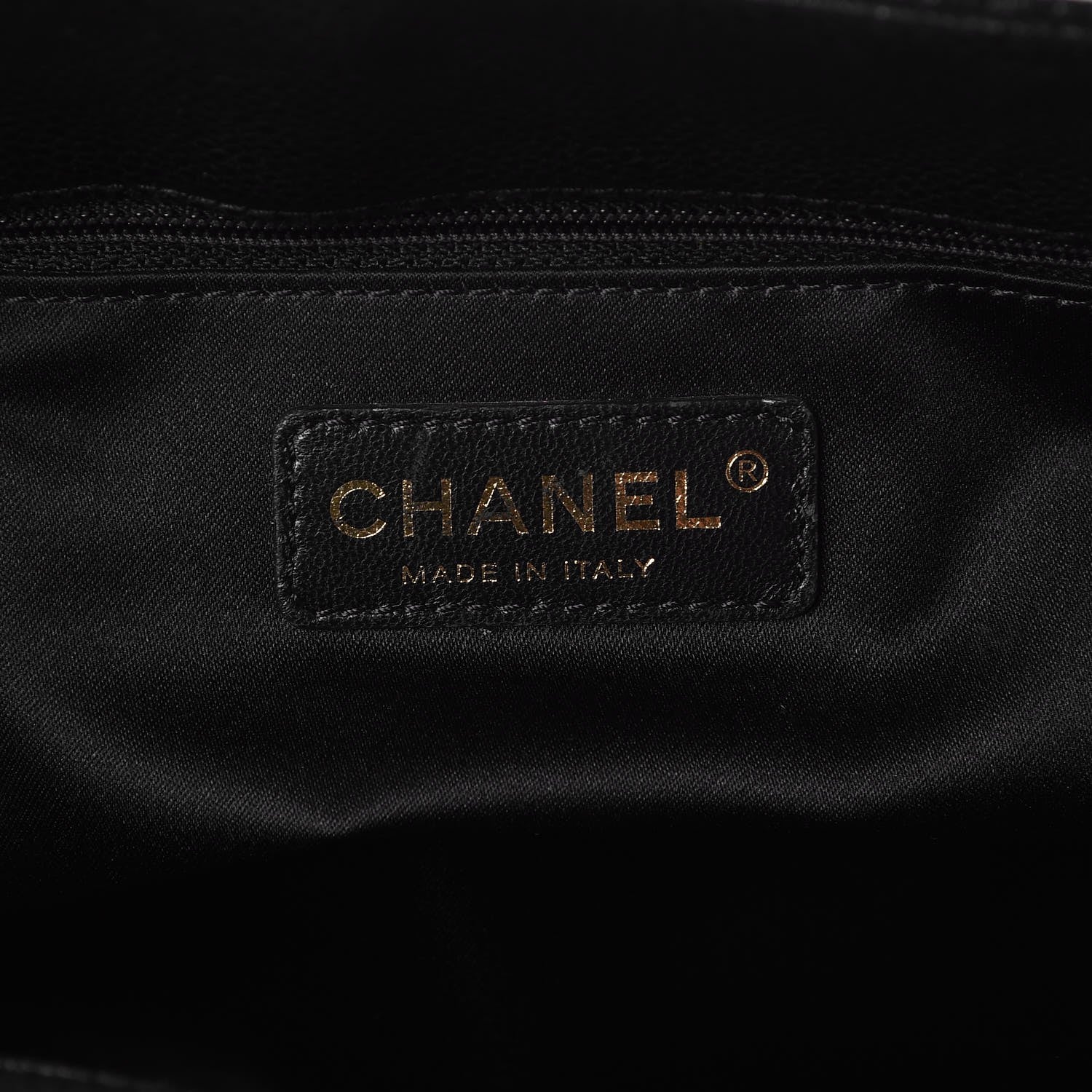 Chanel Caviar Quilted Grand Shopping Tote GST Black 6 of 7