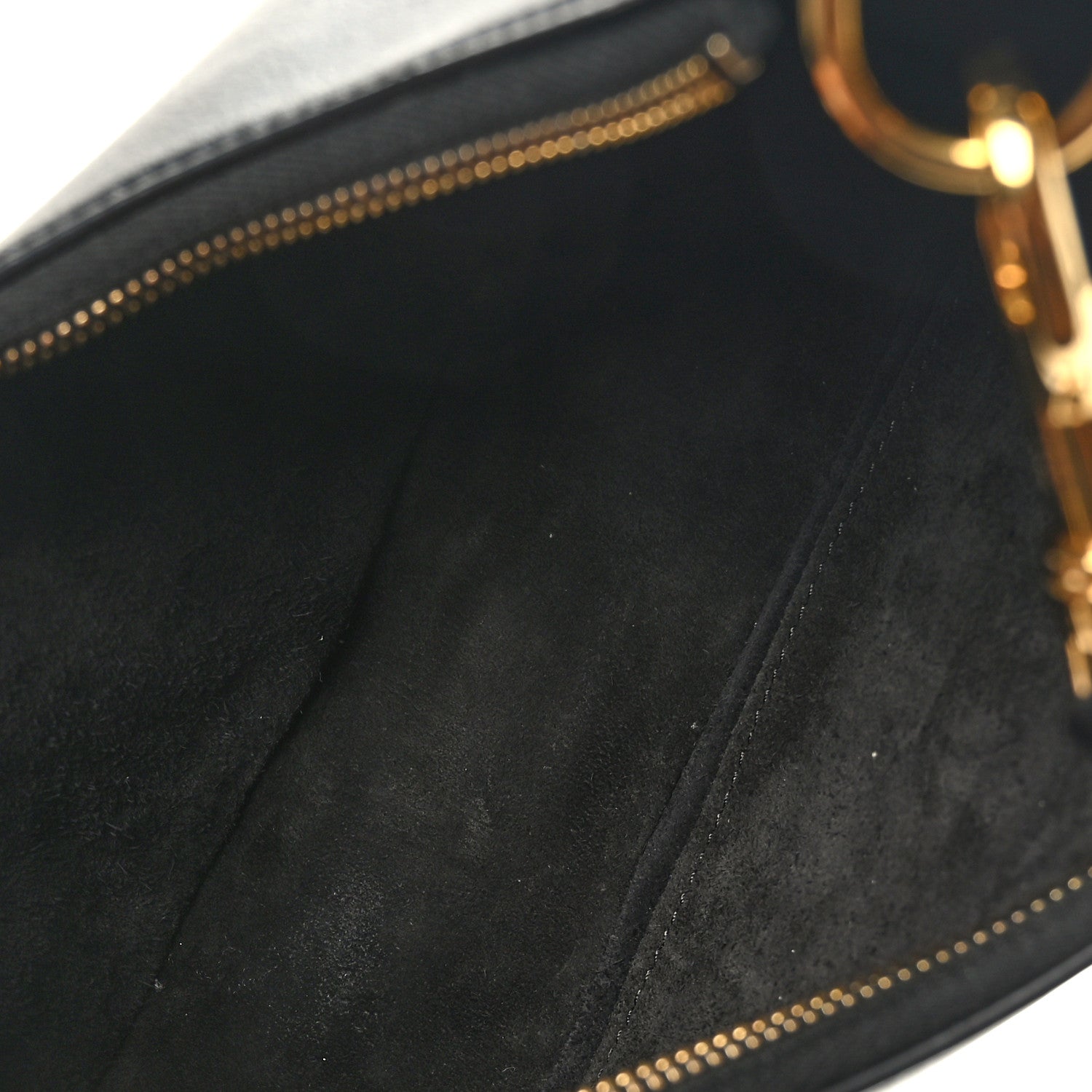 Celine Smooth Calfskin Medium Strap Ava Shoulder Bag Black 5 of 8