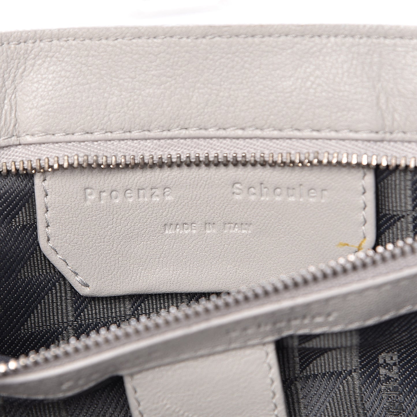 Lambskin Medium PS1 Satchel Pale Steel
