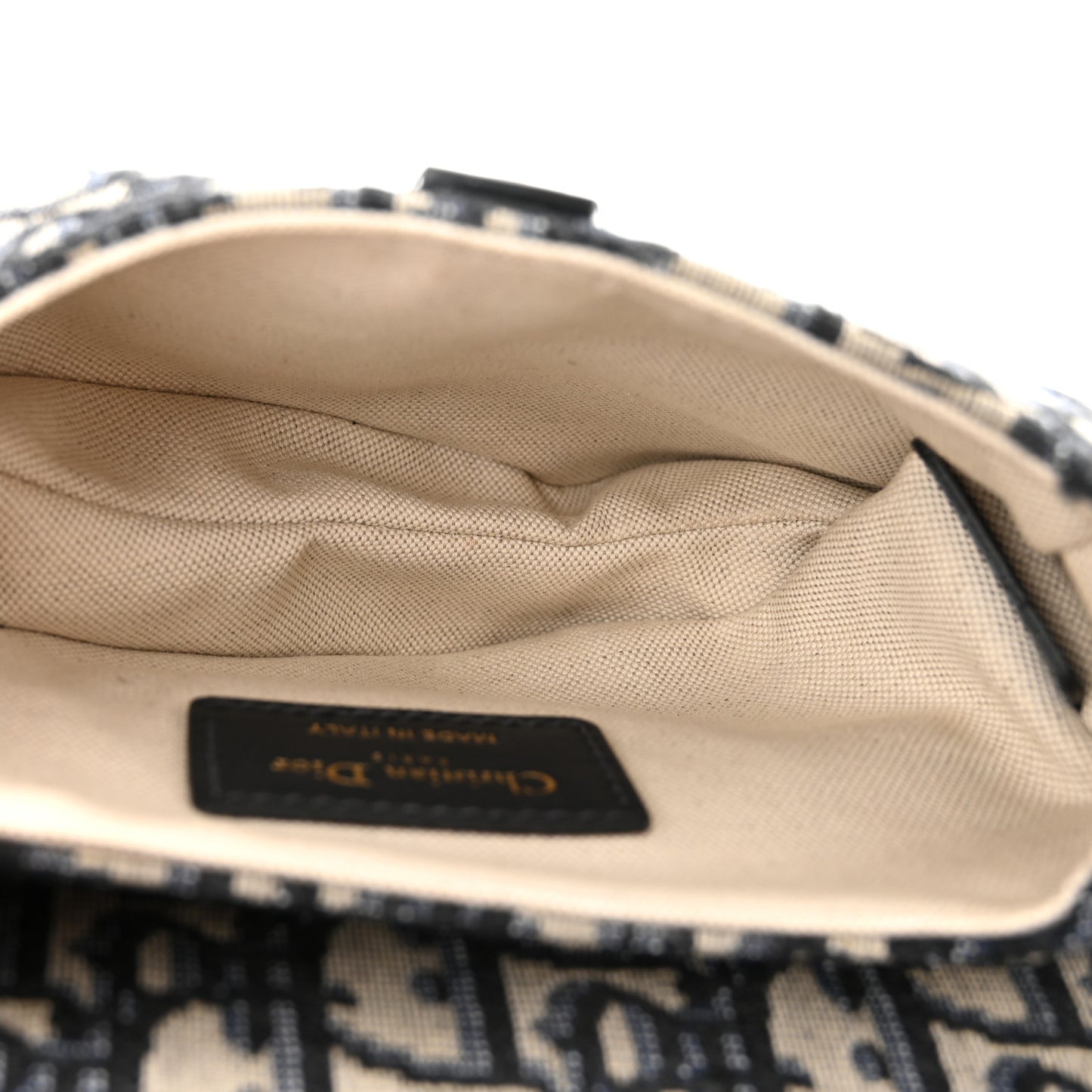 Oblique Mini Saddle Bag Blue