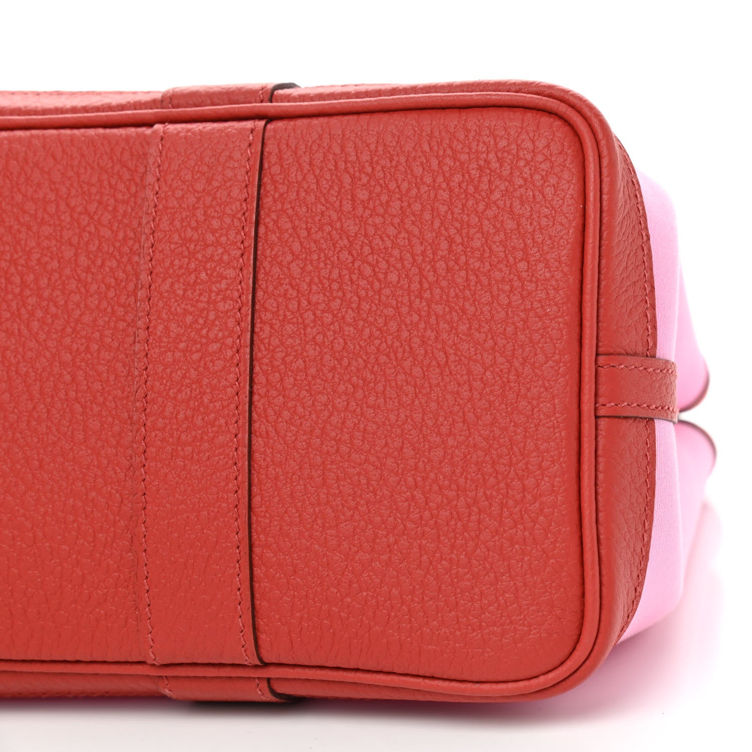 Hermes Toile Militaire Vache Country Garden Party Tote 30 Bubblegum Rouge Dushesse 6 of 8