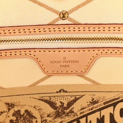 Louis Vuitton Damier Azur Summer Trunks Neo Neverfull MM 7 of 12