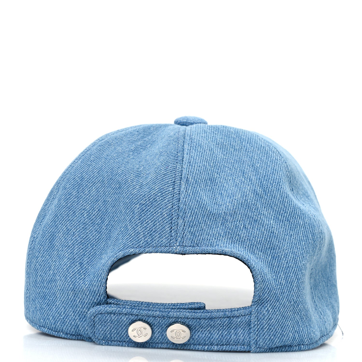 Chanel Denim Cap Hat Blue 5 of 8