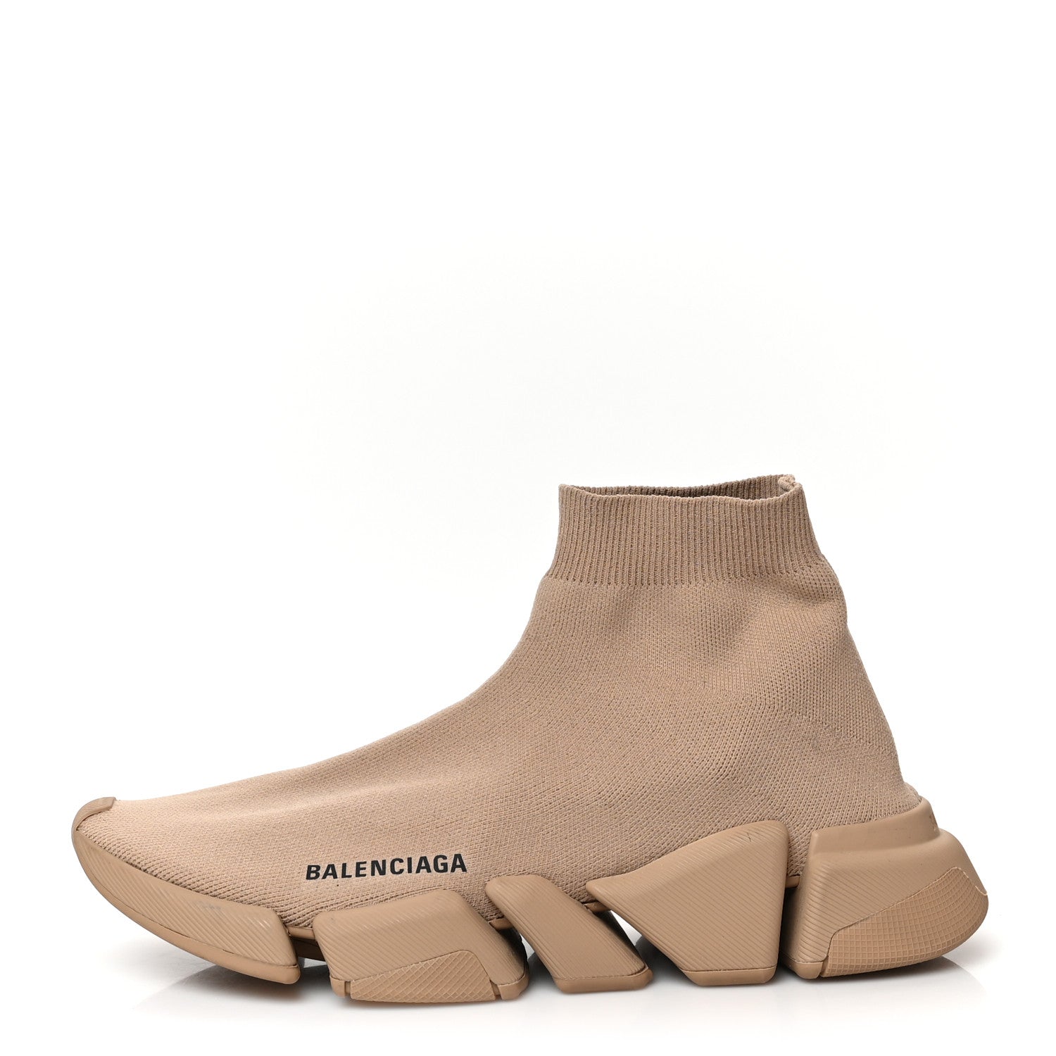 Balenciaga Technical 3D Recycled Knit Womens Speed 2.0 Sneakers 41 Monocolor Beige 1 of 7