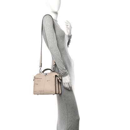 Fendi Cuoio Romano Selleria Small Peekaboo I SEE U Satchel Latte 2 of 12