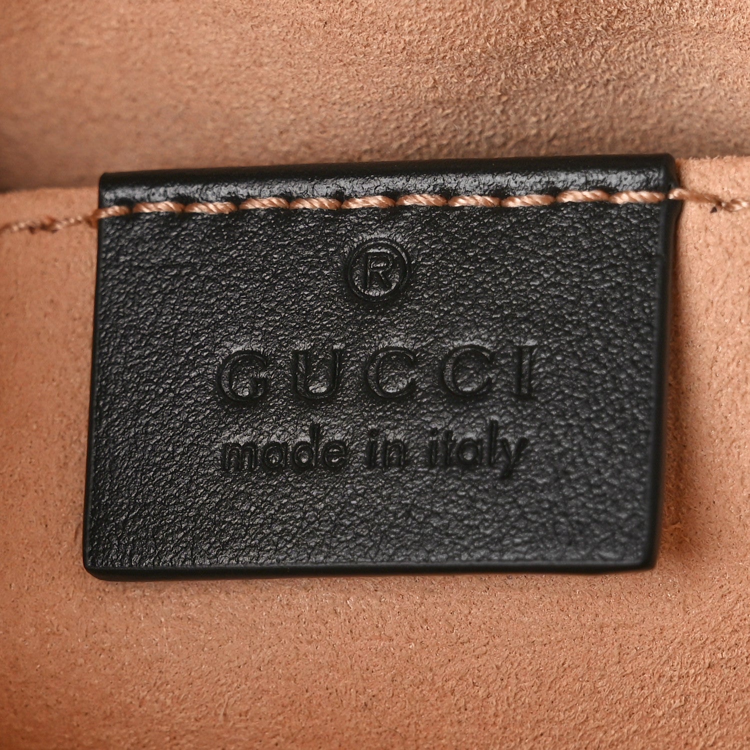 Gucci Calfskin Matelasse Small GG Marmont Chain Shoulder Bag Black 6 of 10