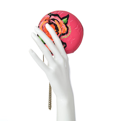Louis Vuitton Vernis Roses Chapeau Coin Purse Rose Pop 2 of 10