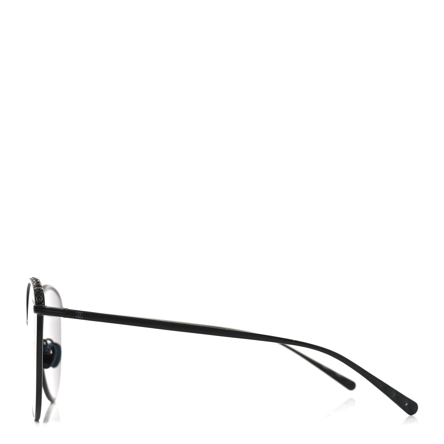 Chanel Metal Crystal Polarized Sunglasses 4258-B Black 4 of 8