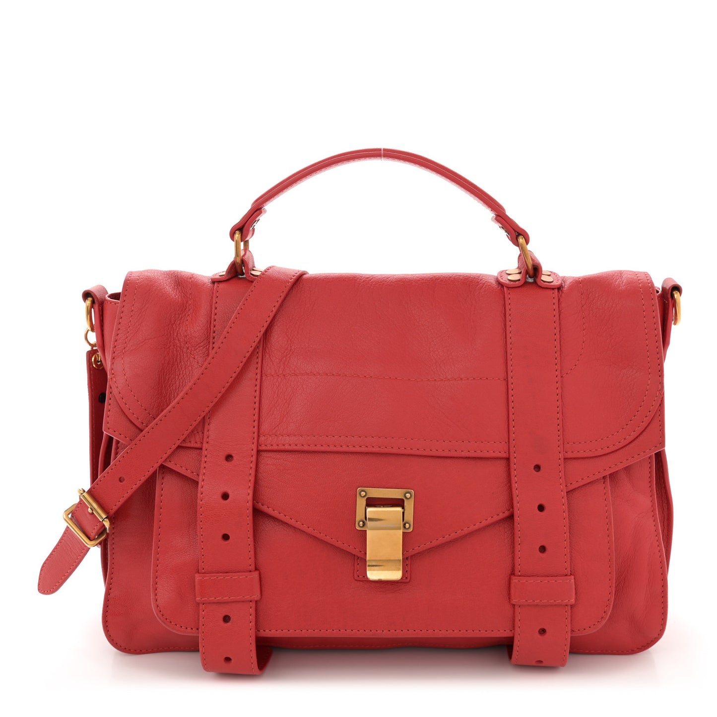 Lambskin Medium PS1 Satchel Poppy