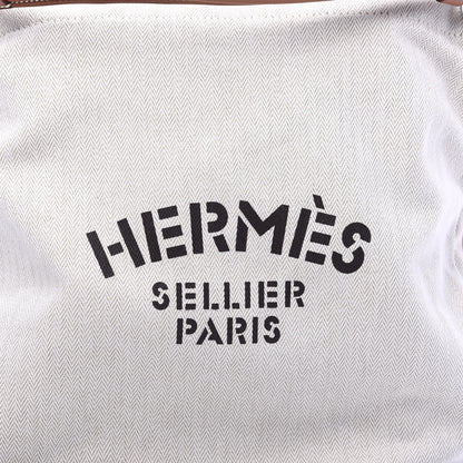 Hermes Toile Swift Maline Bag Gold Craie 8 of 9
