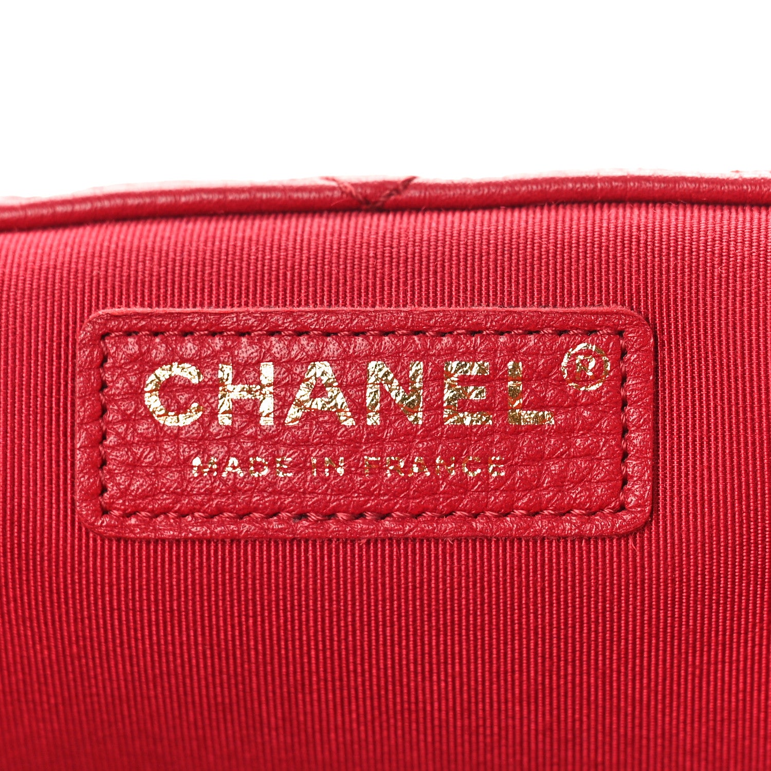 Chanel Calfskin Quilted XXL Travel Flap Bag Red 7 of 10