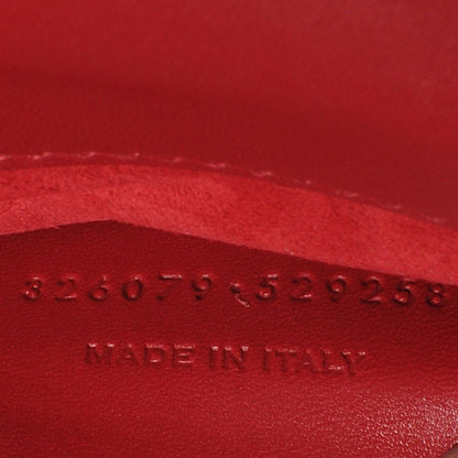 Saint Laurent Leather Cassandre Clutch Red 8 of 8