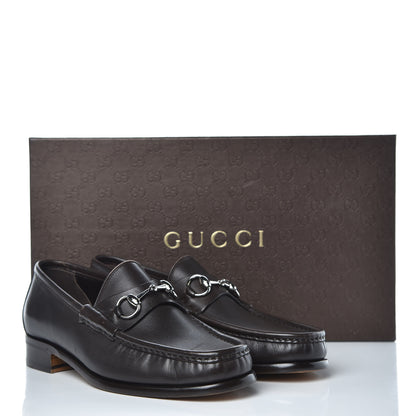 Gucci Calfskin Mens 1953 Horsebit Loafers 7 Marrone 10 of 11