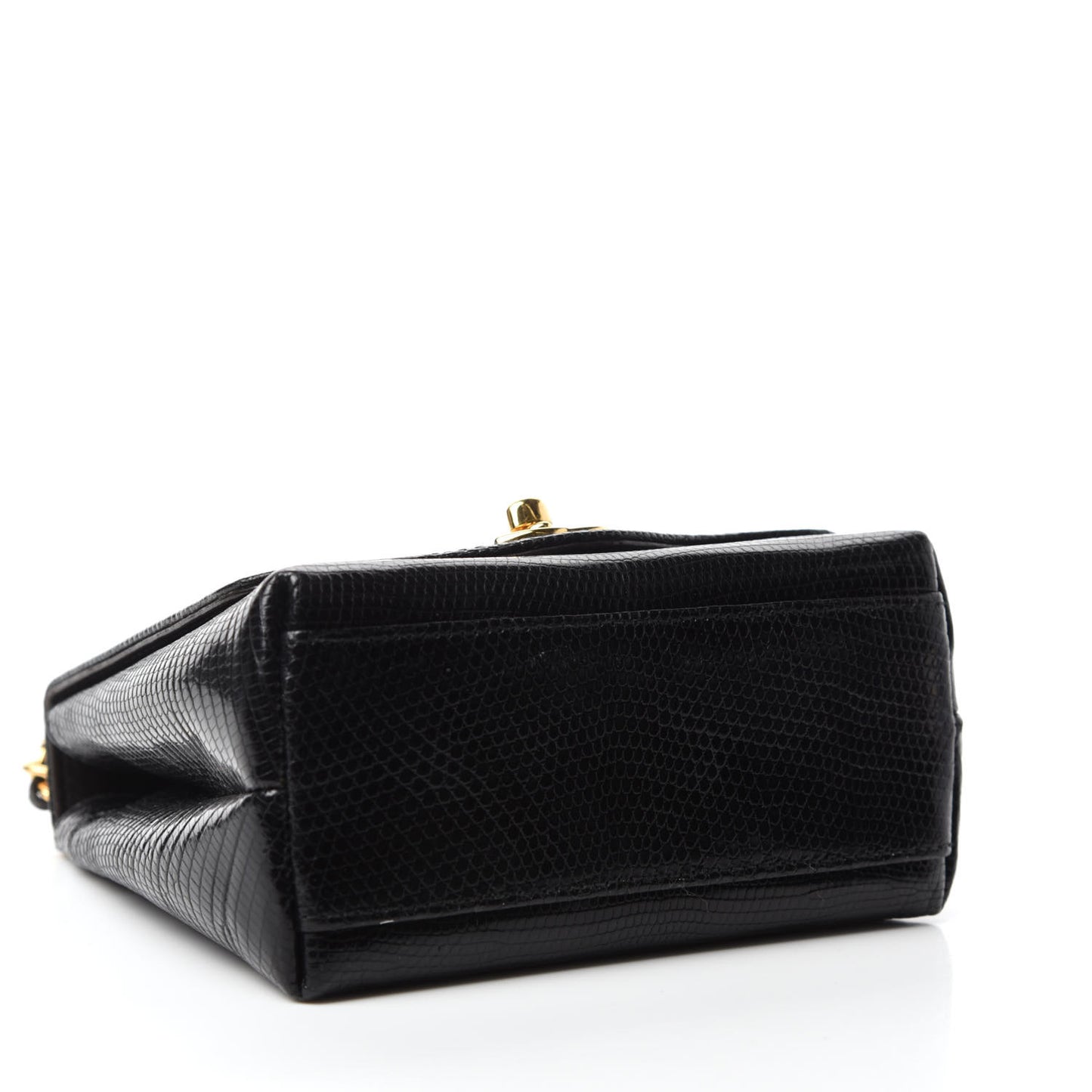 Lizard Mini Single Flap Black
