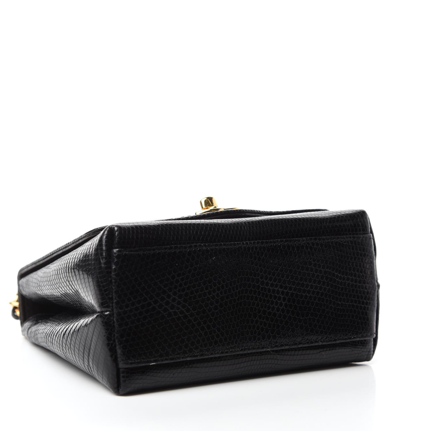 Chanel Lizard Mini Single Flap Black 4 of 14