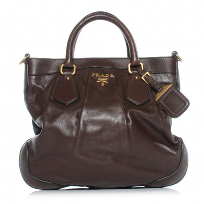 Prada Vitello Soft Shopping Tote Caffe 1 of 7