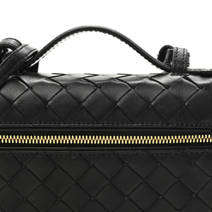 Bottega Veneta Calfskin Intrecciato Bang Bang Vanity Case Black 7 of 9
