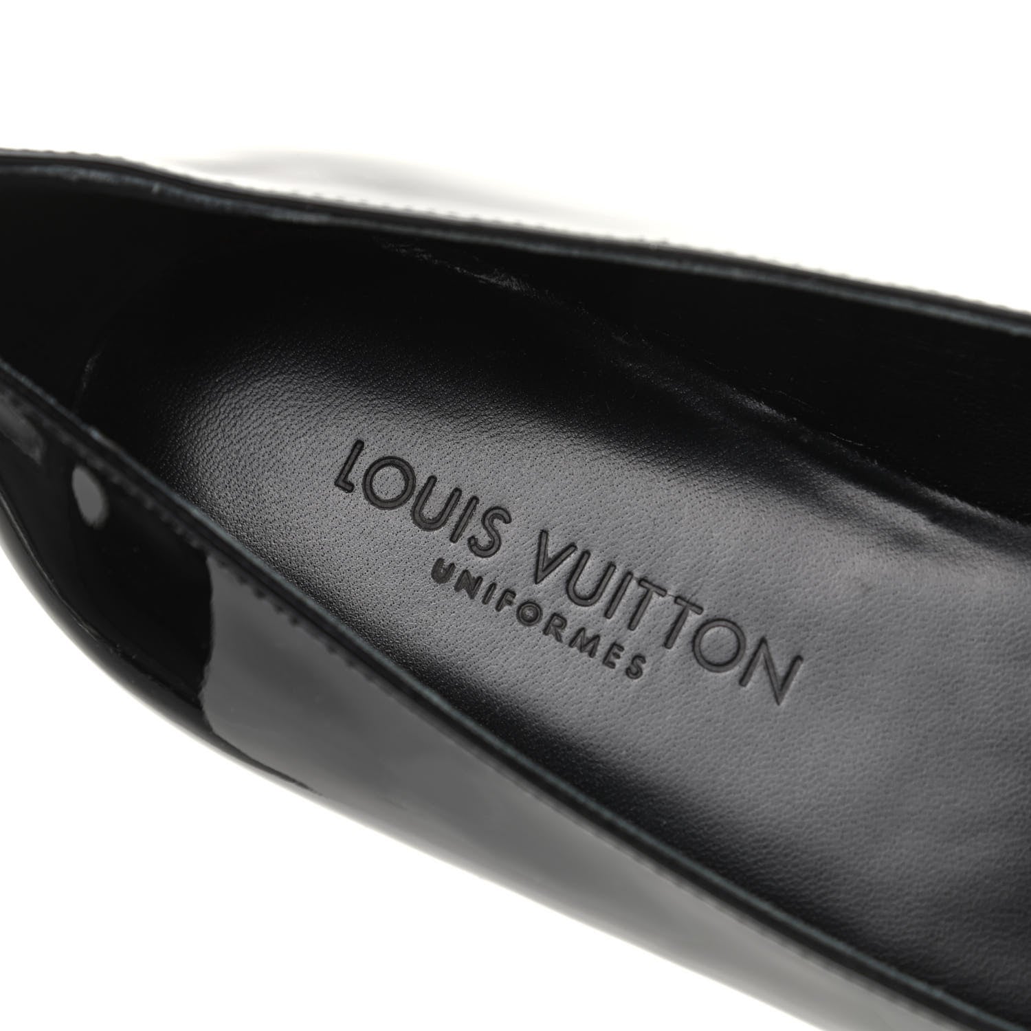 Louis Vuitton Patent Uniformes Ballet Flats 37 Black 6 of 8
