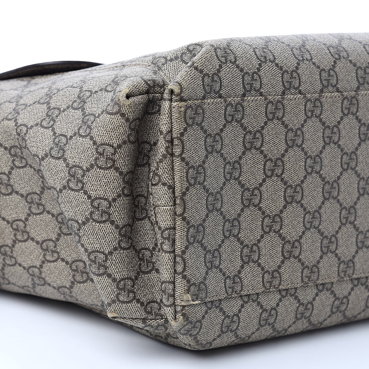 Gucci GG Plus Monogram Messenger Diaper Bag Dark Brown 9 of 16