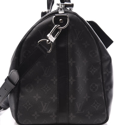 Louis Vuitton Monogram Eclipse Keepall Bandouliere 45 11 of 12