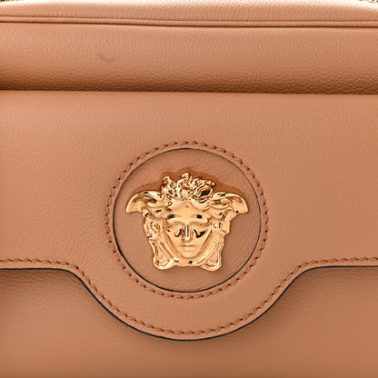 Versace Grained Calfskin Medusa Camera Bag Brown 5 of 9
