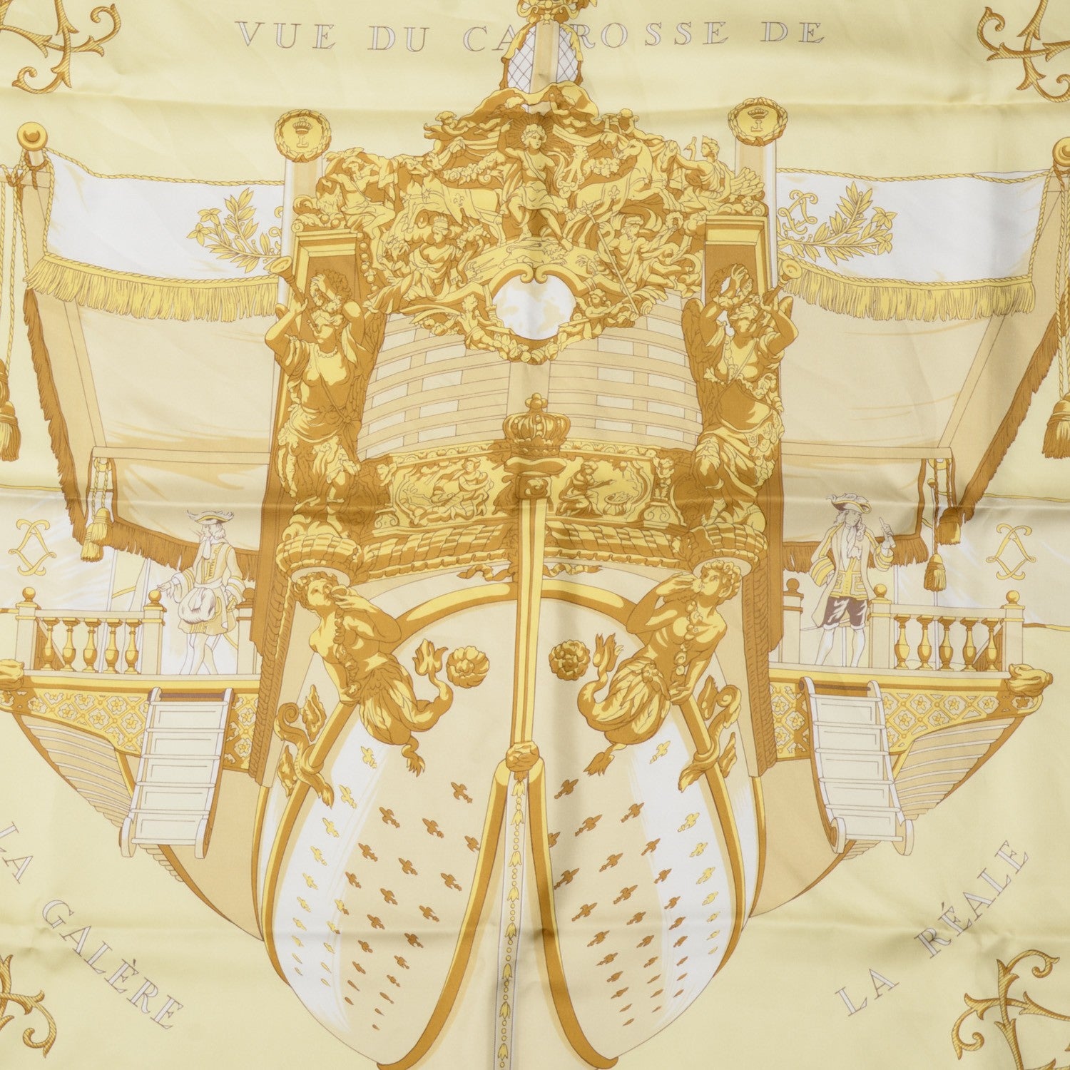 Hermes Silk Vue Du Carrosse De La Galere La Reale Scarf 90 1 of 6