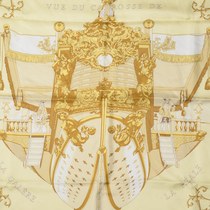 Hermes Silk Vue Du Carrosse De La Galere La Reale Scarf 90 1 of 6
