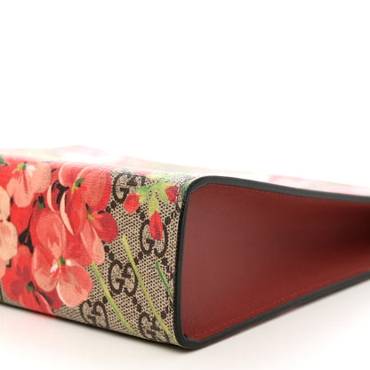 Gucci GG Supreme Monogram Blooms Large Cosmetic Case Beige Multicolor Dry Rose 9 of 9