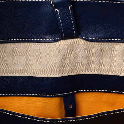Goyard Goyardine Voltaire III Tote Navy 7 of 11