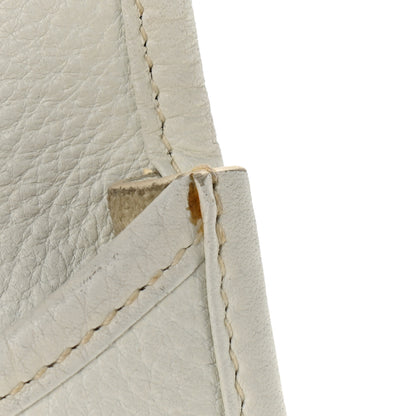 Hermes Taurillon Clemence Evelyne III PM White 10 of 19