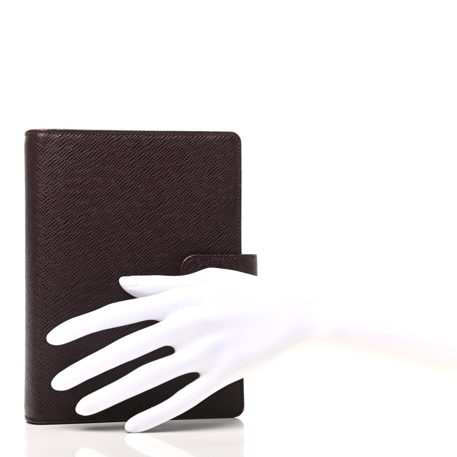 Louis Vuitton Taiga Medium Ring Agenda Cover Acajou 2 of 8