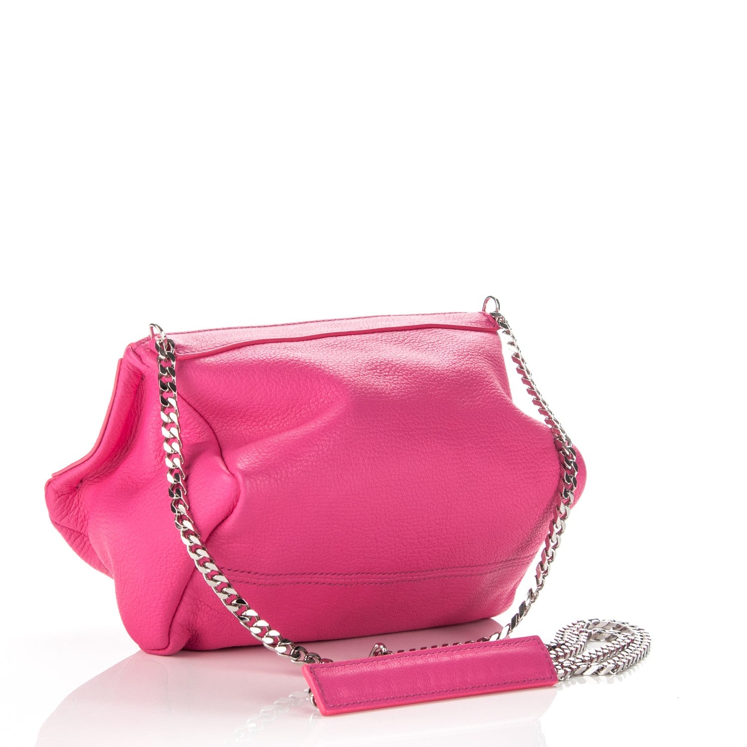 Givenchy Sugar Goatskin Mini Chain Pandora Shocking Pink 3 of 5