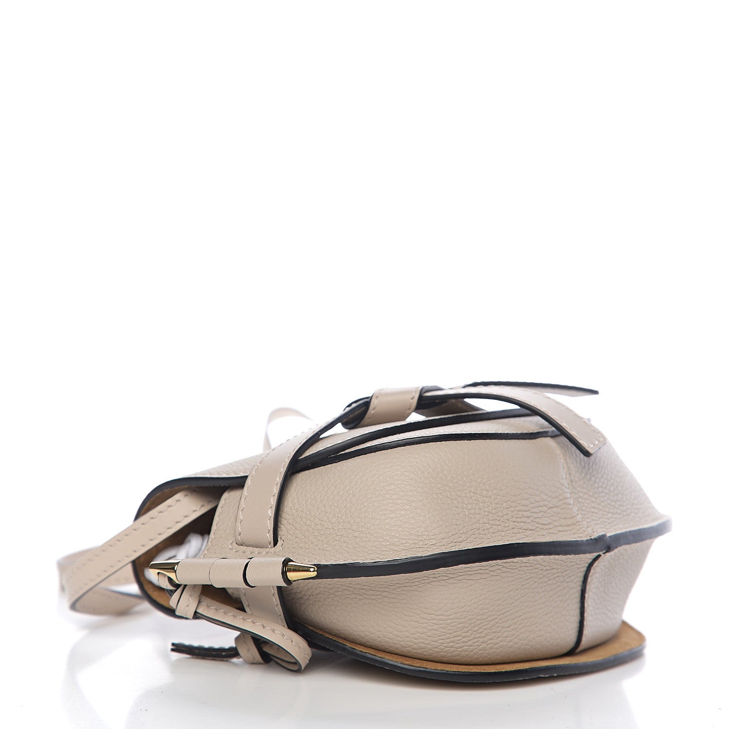 Loewe Grained Calfskin Mini Gate Crossbody Bag Light Oat 3 of 8