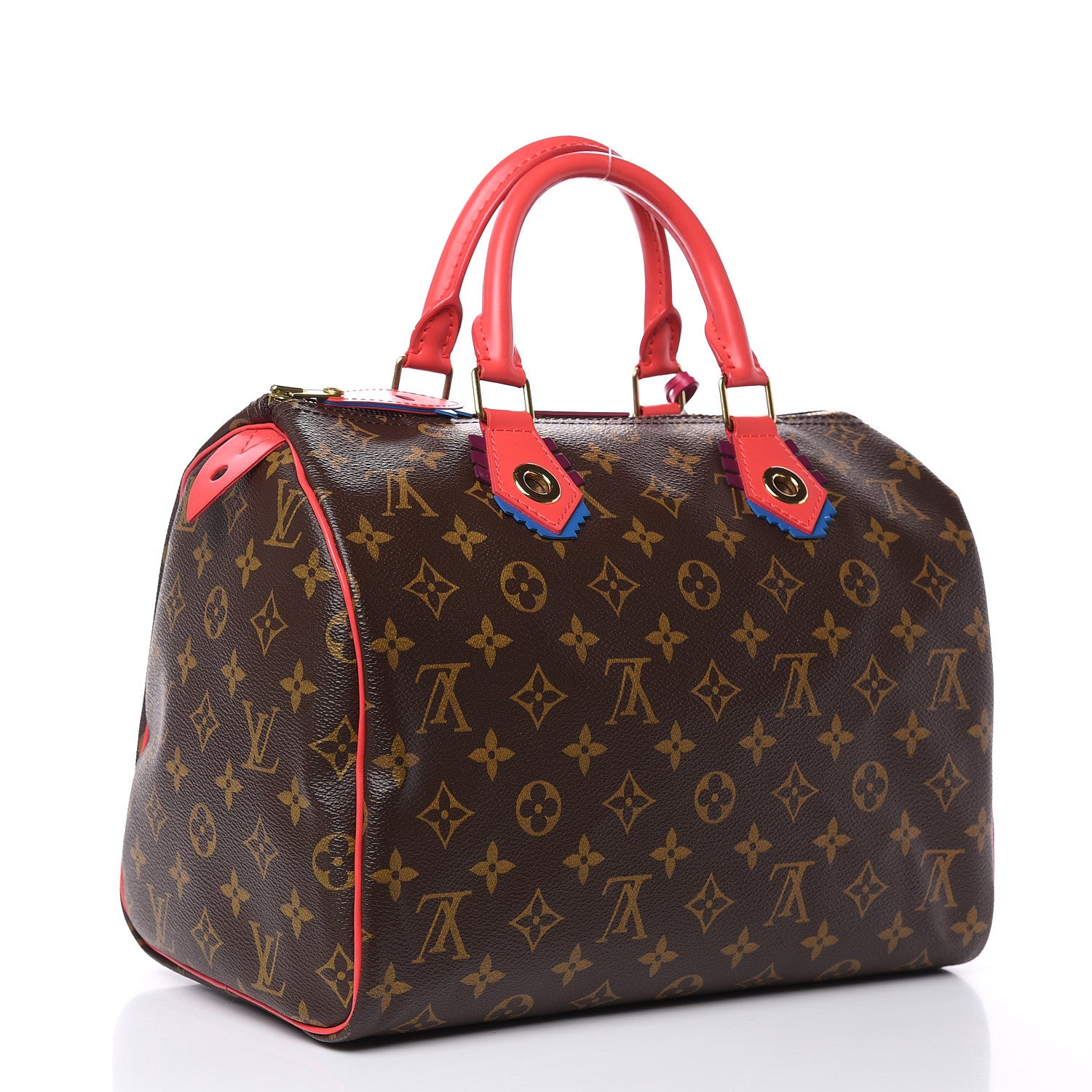 Louis Vuitton Monogram Totem Speedy 30 Flamingo 3 of 10