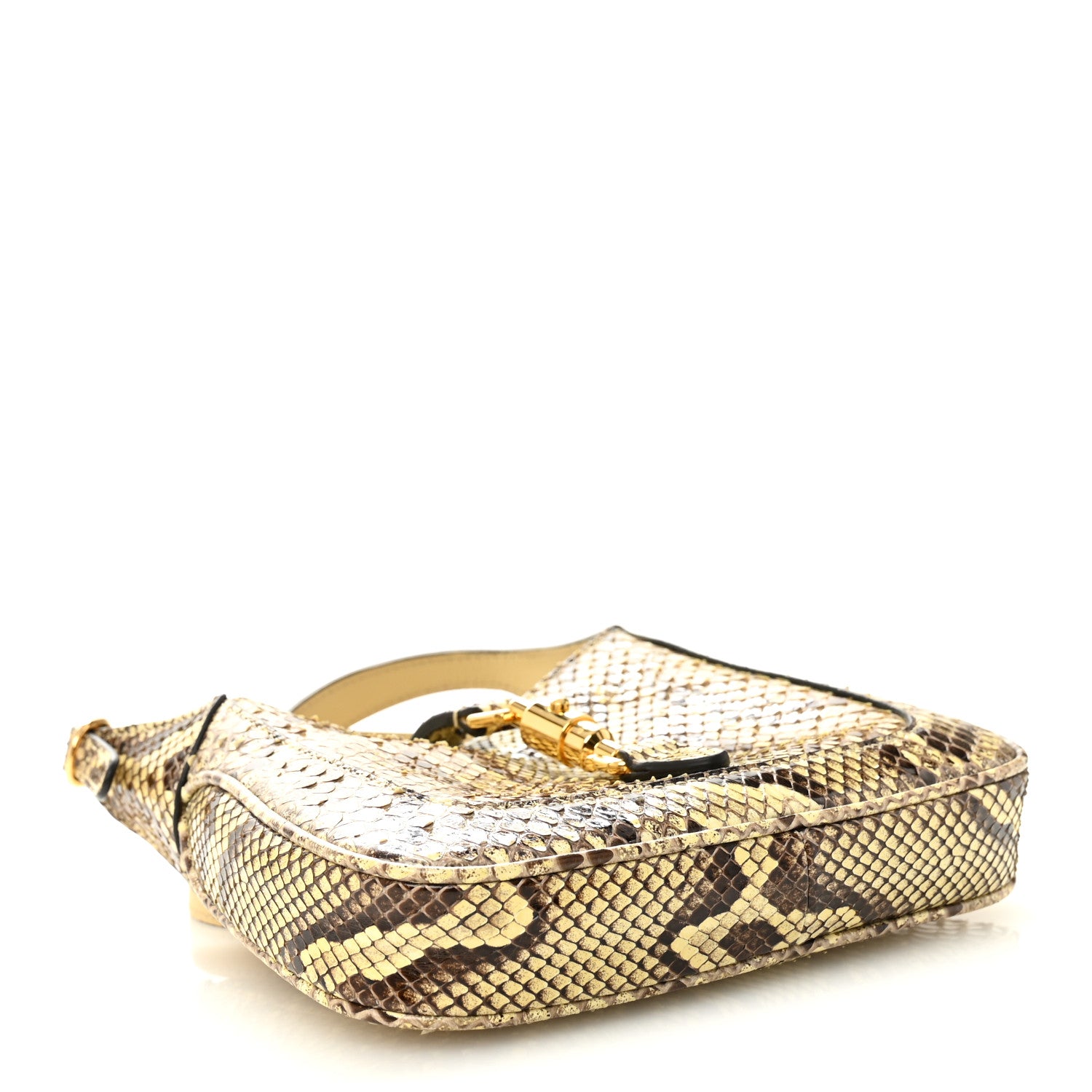 Gucci Snakeskin Mini Jackie 1961 Hobo Beige 4 of 12