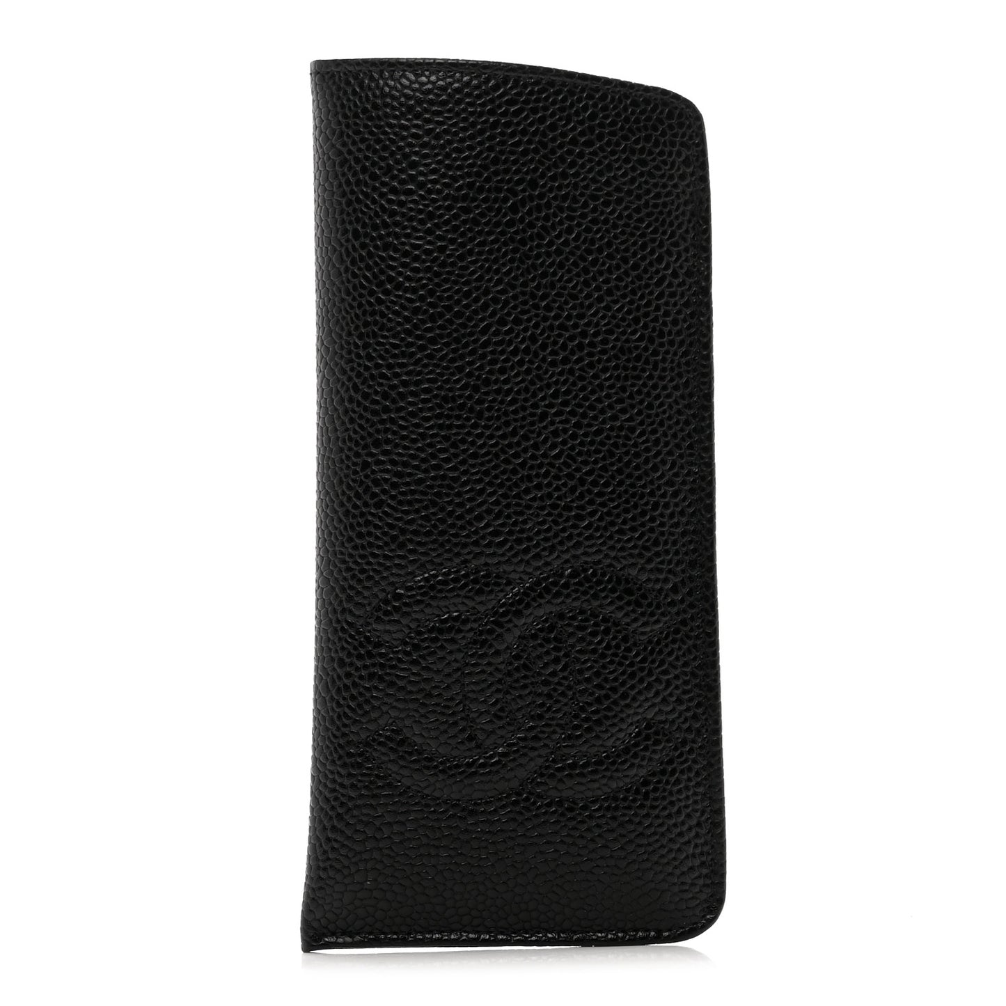 Caviar Timeless CC Quilted Glasses Case Black