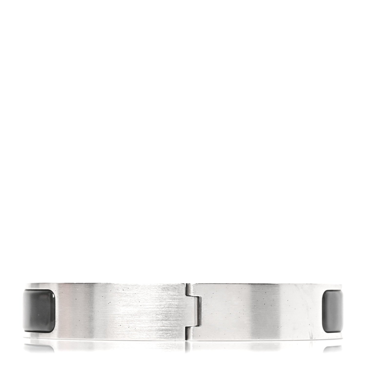 Hermes Matte Enamel Narrow Clic Clac HH Bracelet GM Black 3 of 5